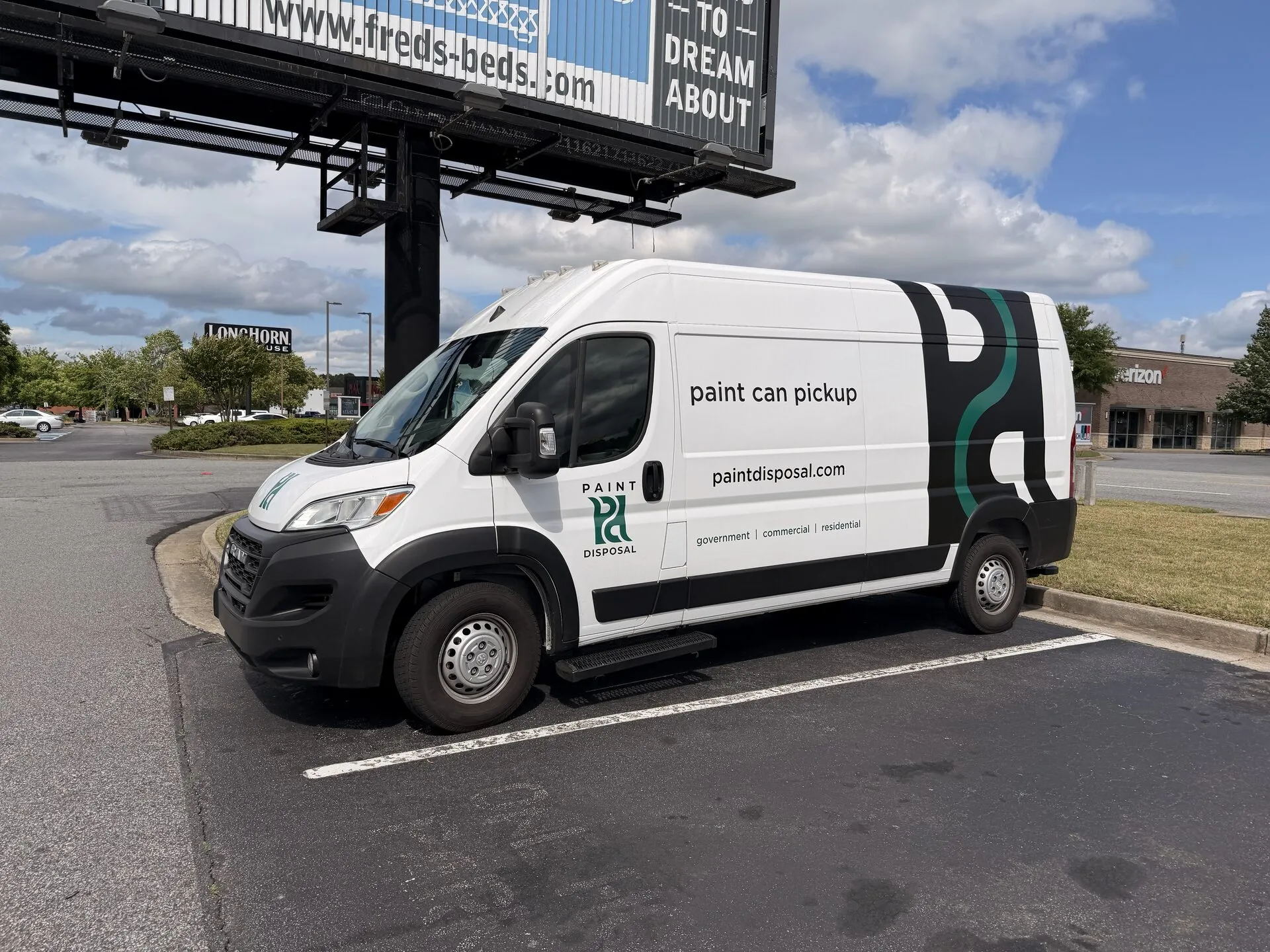 Tennessee Paint Disposal Van